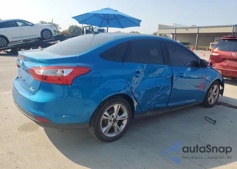 2014 Ford Focus Se from USA, damaged, VIN 1FADP3F27EL122955